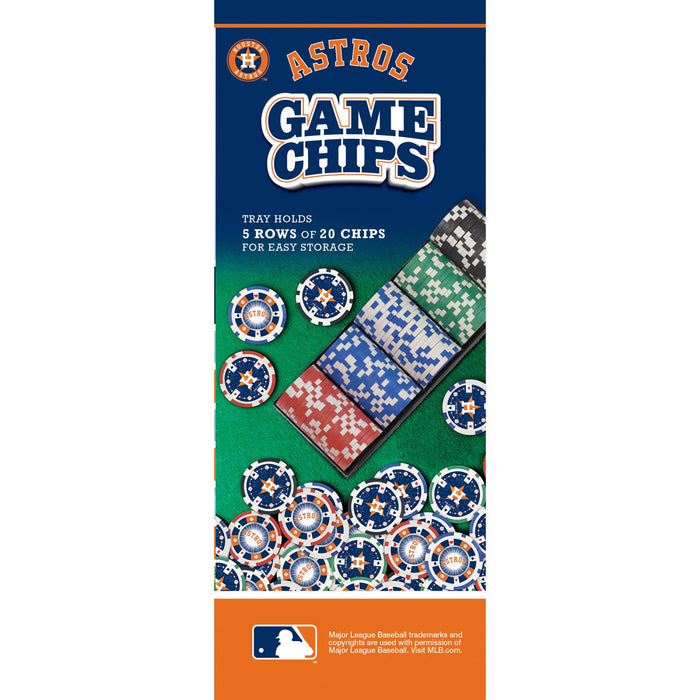 Houston Astros 100 Piece Poker Chips - Just $29.99! Shop now at Retro Gaming of Denver