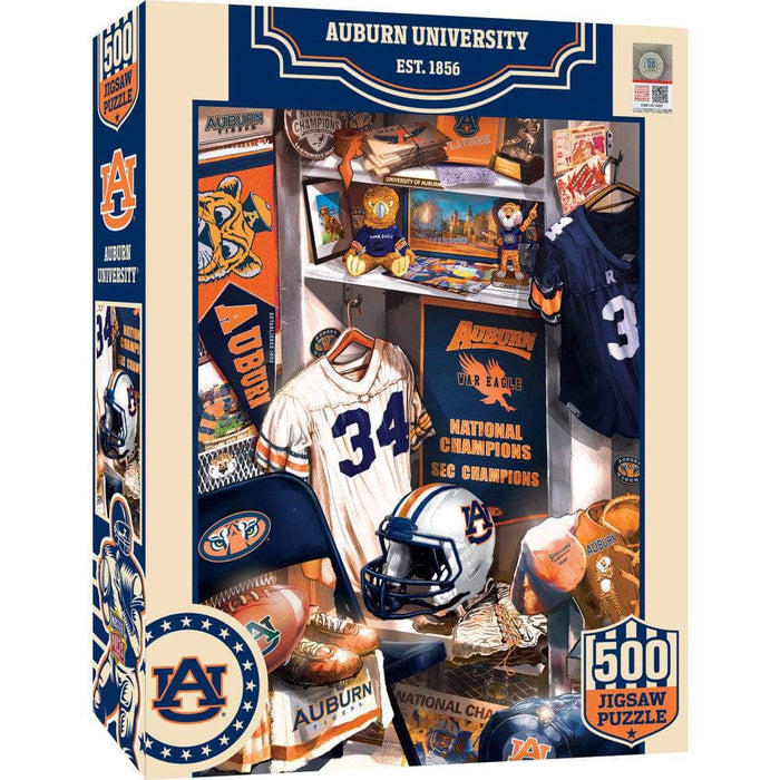 Auburn Tigers - Locker Room 500 Piece Jigsaw Puzzle - for just $16.99! 