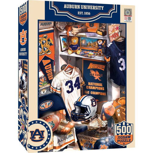 Auburn Tigers - Locker Room 500 Piece Jigsaw Puzzle - for just $16.99! 