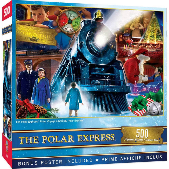 The Polar Express - Ride 500 Piece Glitter Jigsaw Puzzle - for just $14.99! 