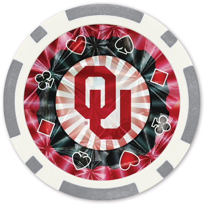 Oklahoma Sooners 20 Piece Poker Chips - Just $5.99! Shop now at Retro Gaming of Denver