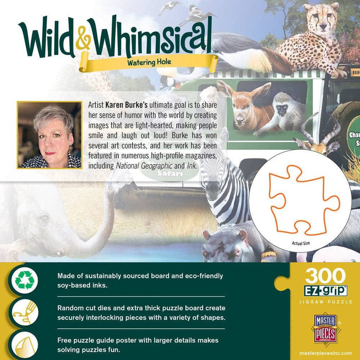 Wild & Whimsical - Watering Hole 300 Piece EZ Grip Jigsaw Puzzle - for just $14.99! 
