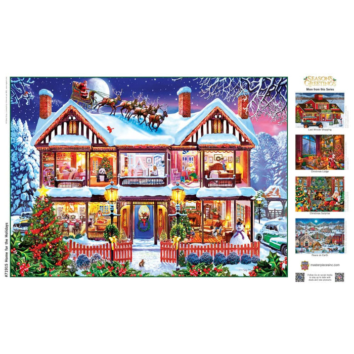 Season's Greetings - Home for the Holidays 1000 Piece Jigsaw Puzzle - for just $16.99! 
