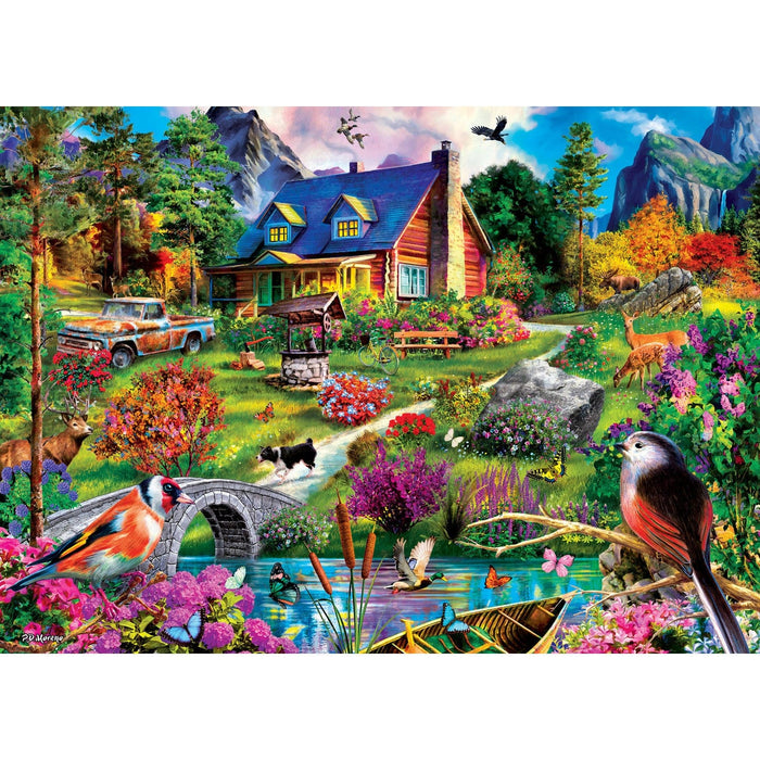 Tranquility - Hillside Cottage 1000 Piece Jigsaw Puzzle - for just $16.99! 