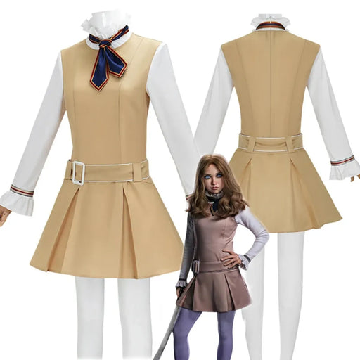 M3GAN 2.0 Cosplay Dress – Brown Uniform Set for Women & Girls - for just $47.95! 