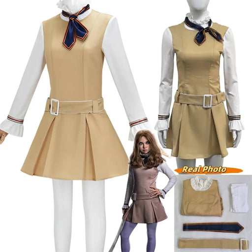 M3GAN 2.0 Cosplay Dress – Brown Uniform Set for Women & Girls - for just $48.95! 