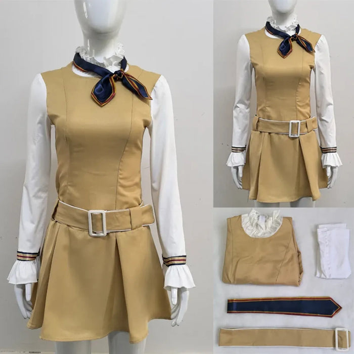 M3GAN 2.0 Cosplay Dress – Brown Uniform Set for Women & Girls - for just $47.95! 