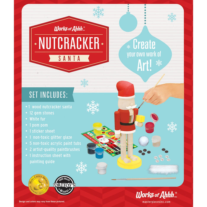 Holiday Craft Kit - Nutcracker Santa Wood Craft & Paint Kit - Just $16.99! Shop now at Retro Gaming of Denver