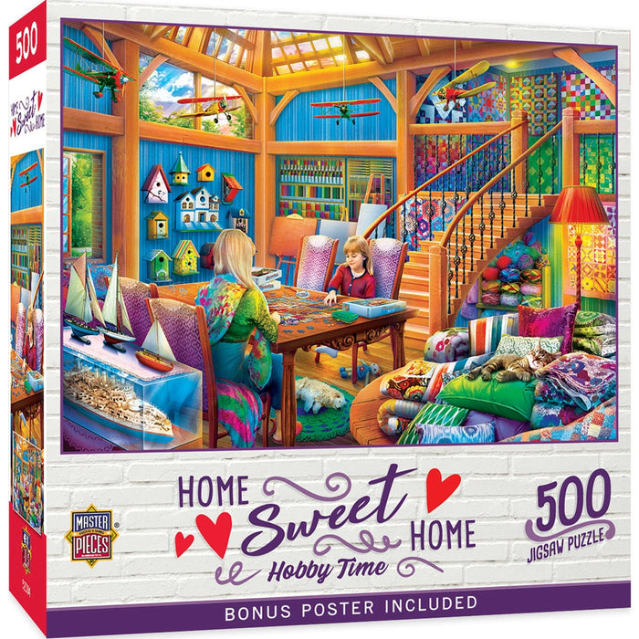 Home Sweet Home - Hobby Time 500 Piece Jigsaw Puzzle - for just $14.99! 