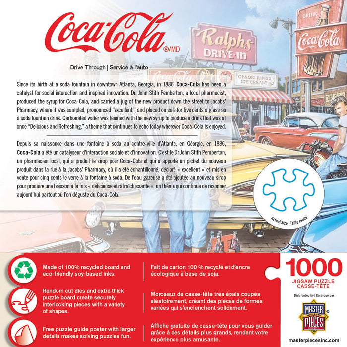 Coca-Cola - Drive Through 1000 Piece Jigsaw Puzzle - Just $16.99! Shop now at Retro Gaming of Denver