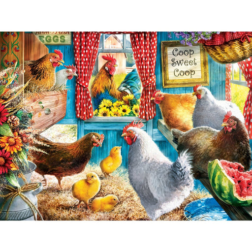 Green Acres - Cluckington Palace 300 Piece EZ Grip Jigsaw Puzzle - for just $14.99! 