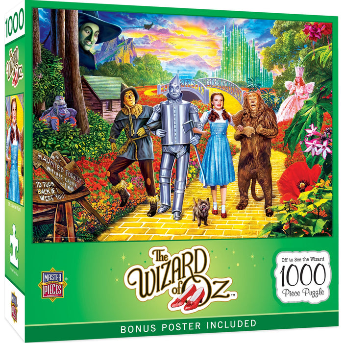 The Wizard of Oz - Off to See the Wizard 1000 Piece Jigsaw Puzzle - Just $16.99! Shop now at Retro Gaming of Denver