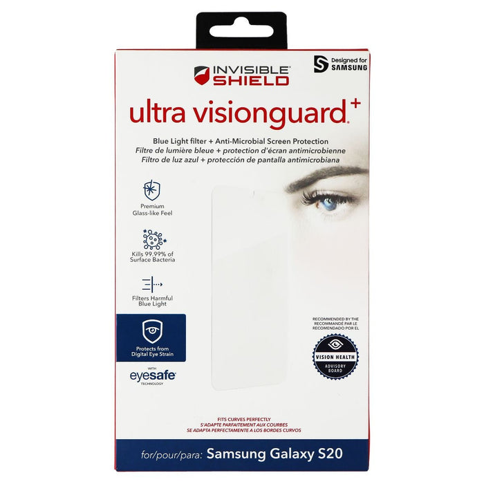 ZAGG (Ultra visionGuard+) Screen Protector for Samsung Galaxy S20 - Clear - for just $5.99! 