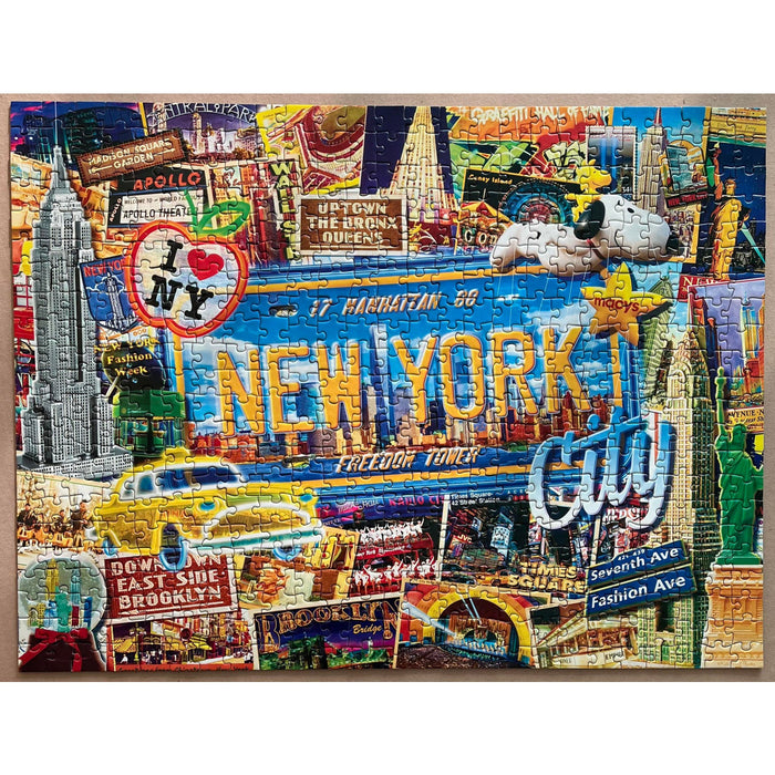 Greetings From New York - 550 Piece Jigsaw Puzzle - Just $14.99! Shop now at Retro Gaming of Denver