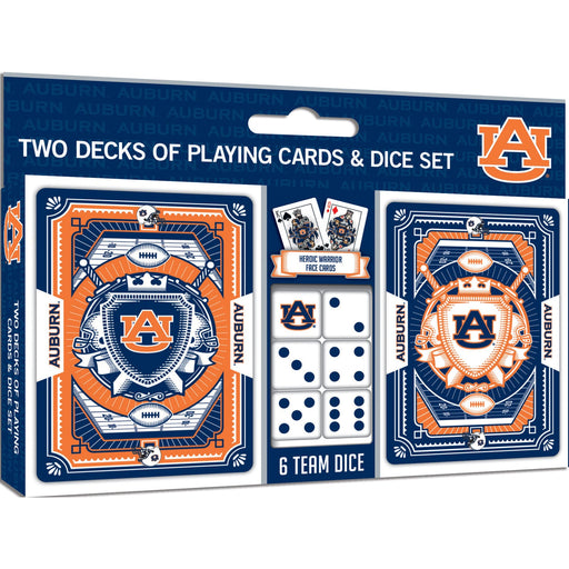 Auburn Tigers - 2-Pack Playing Cards & Dice Set - Just $19.99! Shop now at Retro Gaming of Denver