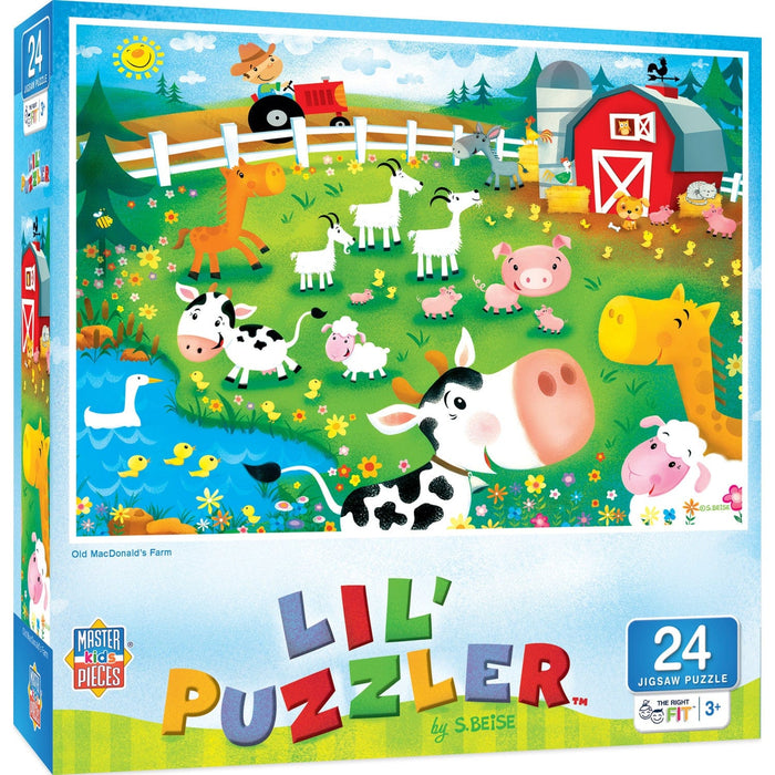 Lil Puzzler - Old MacDonald's Farm 24 Piece Jigsaw Puzzle - for just $9.99! 