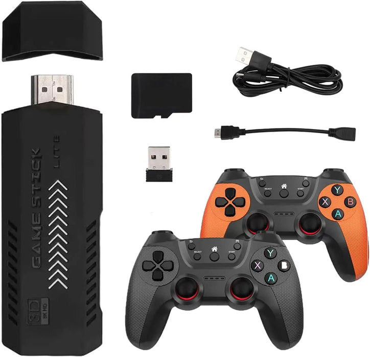 X2 Ultra Retro Game Stick 4K, Plug and Play Video Gaming Console with 128G memory card/40000+Games, HDMI Output for TV with 2.4G Wireless Controller, Retro Arcade Emulators for Kids Adults - for just $108.02! 