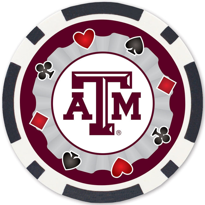 Texas A&M Aggies 100 Piece Poker Chips - for just $29.99! 