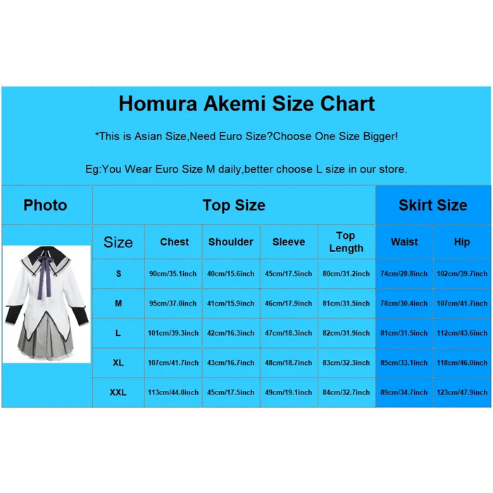 Homura Akemi Cosplay Uniform – Madoka Magica Magical Girl Dress Set - for just $54.95! 