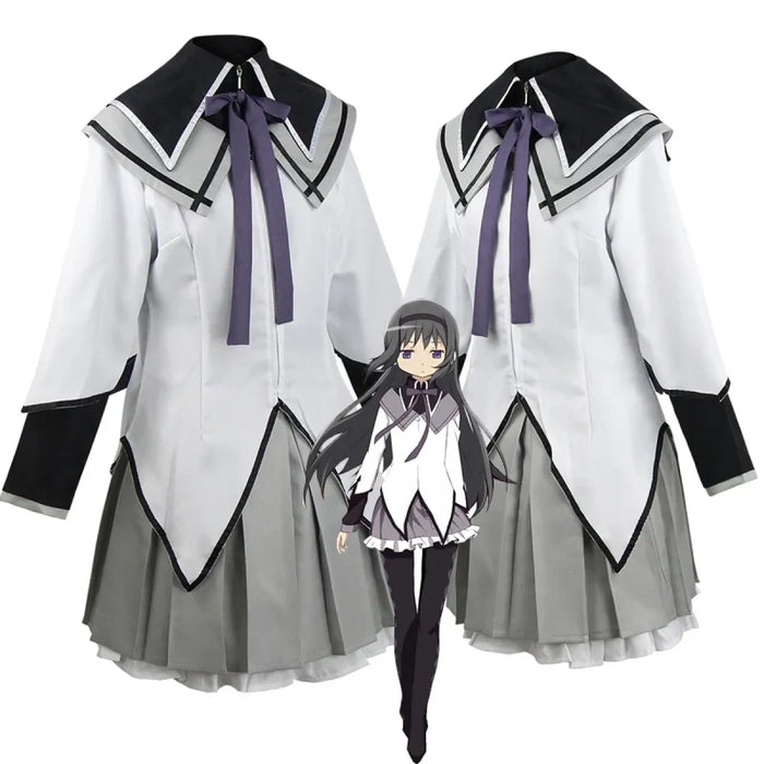 Homura Akemi Cosplay Uniform – Madoka Magica Magical Girl Dress Set - for just $57.95! 