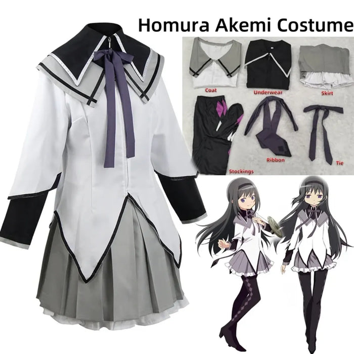 Homura Akemi Cosplay Uniform – Madoka Magica Magical Girl Dress Set - for just $54.95! 