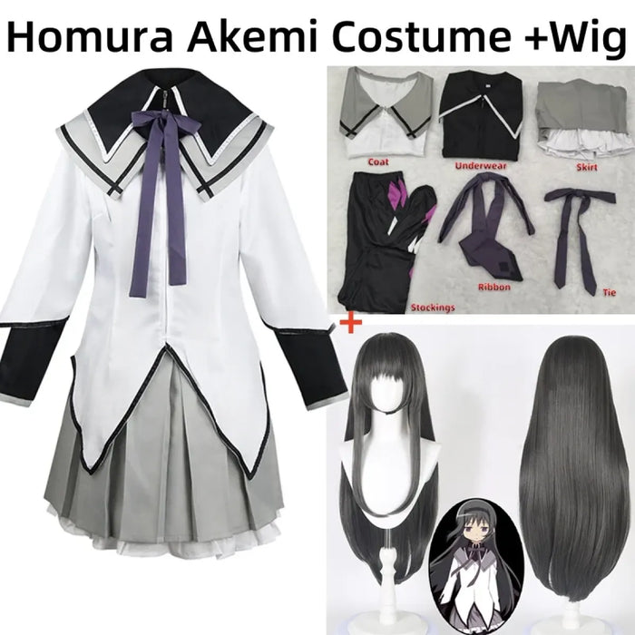 Homura Akemi Cosplay Uniform – Madoka Magica Magical Girl Dress Set - for just $54.95! 
