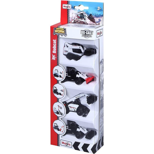 1:64 3" Mini Work Machines Bobcat 4 Pack - Just $10.99! Shop now at Retro Gaming of Denver