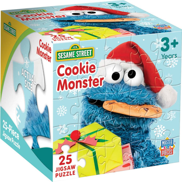 Sesame Street Holiday - Cookie Monster 25 Piece Jigsaw Puzzle - for just $7.99! 
