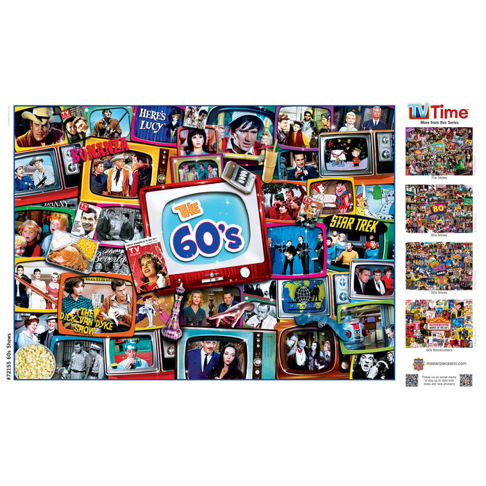 TV Time - 60's Shows 1000 Piece Jigsaw Puzzle - Just $16.99! Shop now at Retro Gaming of Denver