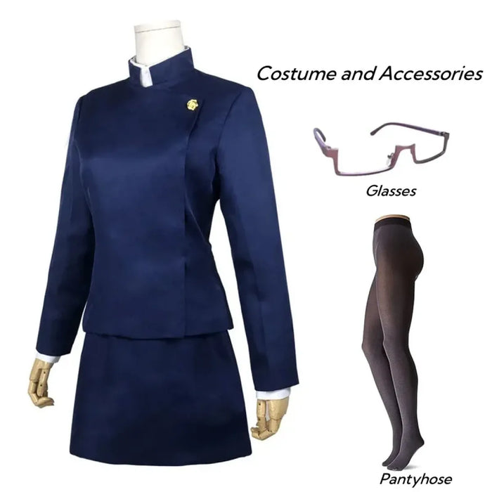 Jujutsu Kaisen Maki Zenin Cosplay Costume with Glasses and Wig - for just $42.95! 