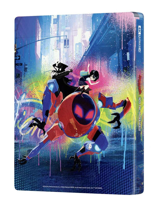 Spider-Man: Into the Spider-Verse - Manta Lab Exclusive Steelbook [Full Slip] (4K UHD + Blu-ray) - for just $109.99! 