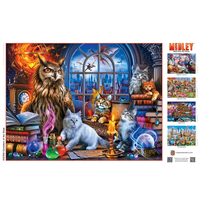 Medley - Caretakers of the Study 300 Piece EZ Grip Jigsaw Puzzle - for just $14.99! 