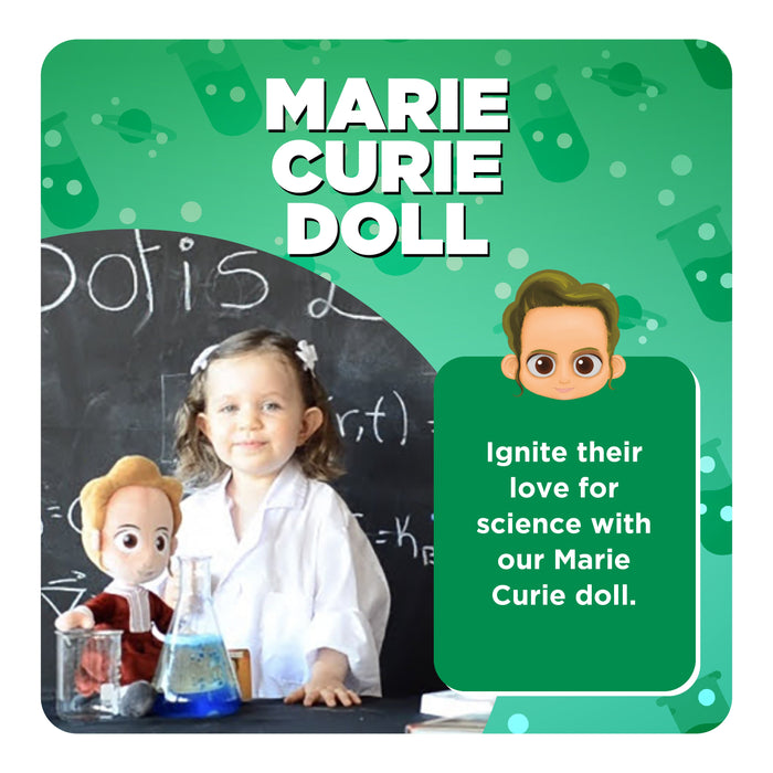 Explore the Wonders of Science with Marie Curie: The Interactive Plush Companion - for just $19.99! 