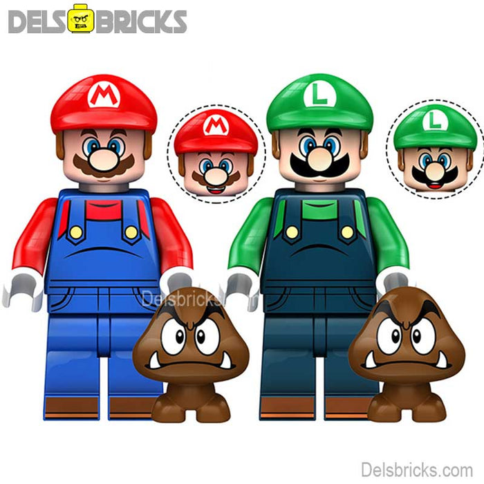 Mario & Luigi Super Mario Brothers set of 2 Minifigures New2 - Just $7.99! Shop now at Retro Gaming of Denver