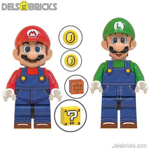 Mario & Luigi Super Mario Brothers Movie set of 2 Minifigures - Just $7.99! Shop now at Retro Gaming of Denver