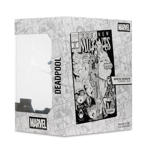 Marvel Deadpool The New Mutants #98 Line Art 1:10 Scale Posed Figure with Scene - Gold Label Exclusive - for just $35.99! 