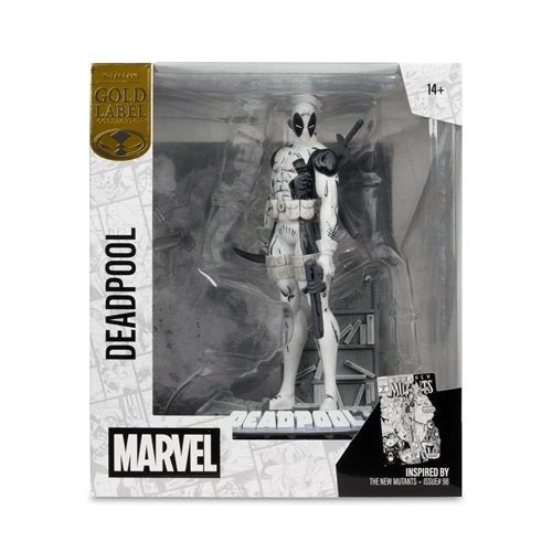 Marvel Deadpool The New Mutants #98 Line Art 1:10 Scale Posed Figure with Scene - Gold Label Exclusive - for just $35.99! 