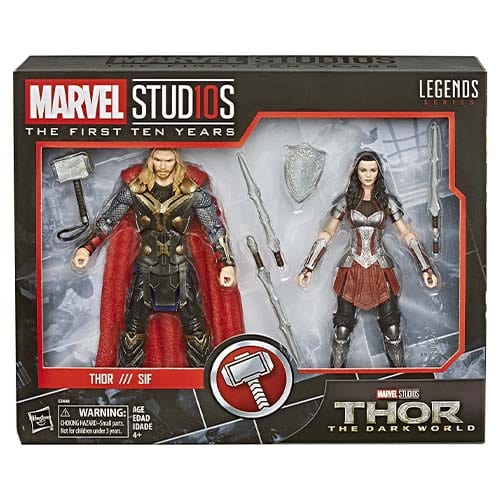 Marvel Legends Cinematic Universe 10th Anniversary Thor and Sif 6-Inch Action Figure - for just $49.67! 