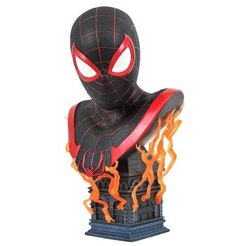 Marvel Legends in 3D PS5 Miles Morales 1/2 Scale Resin Bust - Just $131.25! Shop now at Retro Gaming of Denver