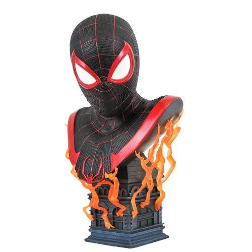 Marvel Legends in 3D PS5 Miles Morales 1/2 Scale Resin Bust - for just $132.76! 