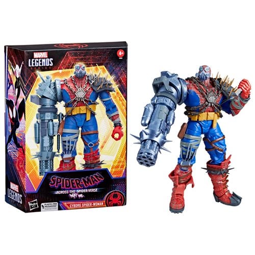 Marvel Legends Spider-Man Across The Spider-Verse Cyborg Spider-Woman Deluxe 6-Inch Action Figure - for just $70.67! 