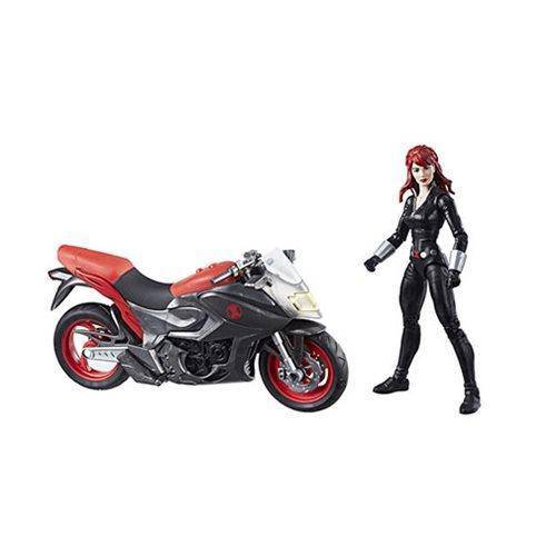 Marvel Legends Vehicle Series 6-inch Black Widow with Motorcycle - Just $50.47! Shop now at Retro Gaming of Denver