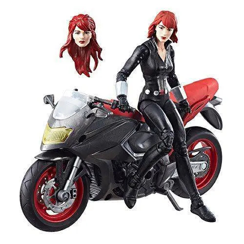 Marvel Legends Vehicle Series 6-inch Black Widow with Motorcycle - for just $53.67! 