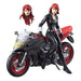 Marvel Legends Vehicle Series 6-inch Black Widow with Motorcycle - for just $53.67! 