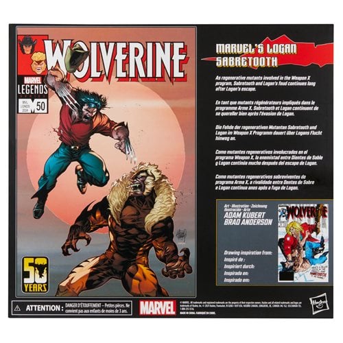 Marvel Legends Wolverine 50th Anniversary 6-Inch Action Figure 2-Pack - Select Figures - for just $53.67! 