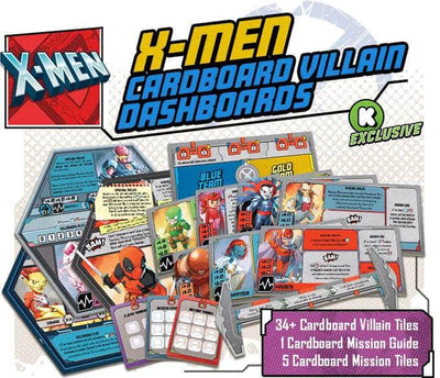 Marvel United: X-Men Carboard Villain Dashboards - Kickstarter Exclusive - for just $59.99! 