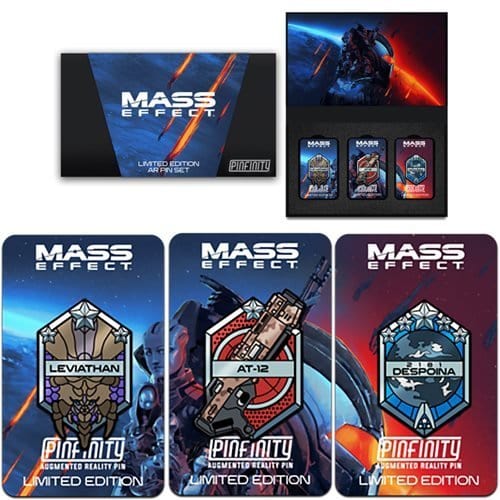 Mass Effect Limited Edition Augmented Reality Enamel Pin Set of 3 - Just $39.99! Shop now at Retro Gaming of Denver