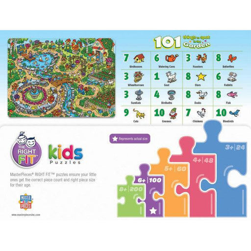 101 Things to Spot - In the Garden - 101 Piece Puzzle - Just $12.99! Shop now at Retro Gaming of Denver