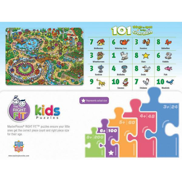 101 Things to Spot - In the Garden - 101 Piece Puzzle - Just $12.99! Shop now at Retro Gaming of Denver