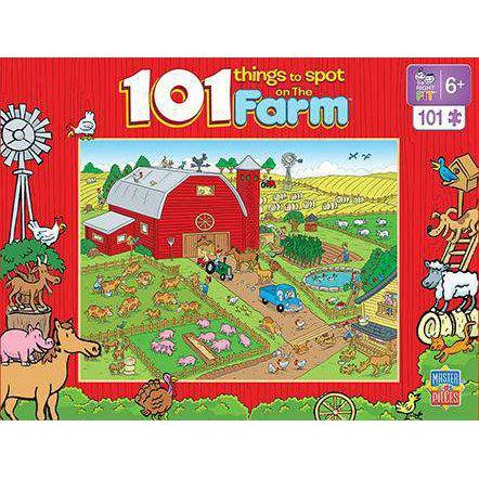 101 Things to Spot - On the Farm - 101 Piece Puzzle - Just $12.99! Shop now at Retro Gaming of Denver